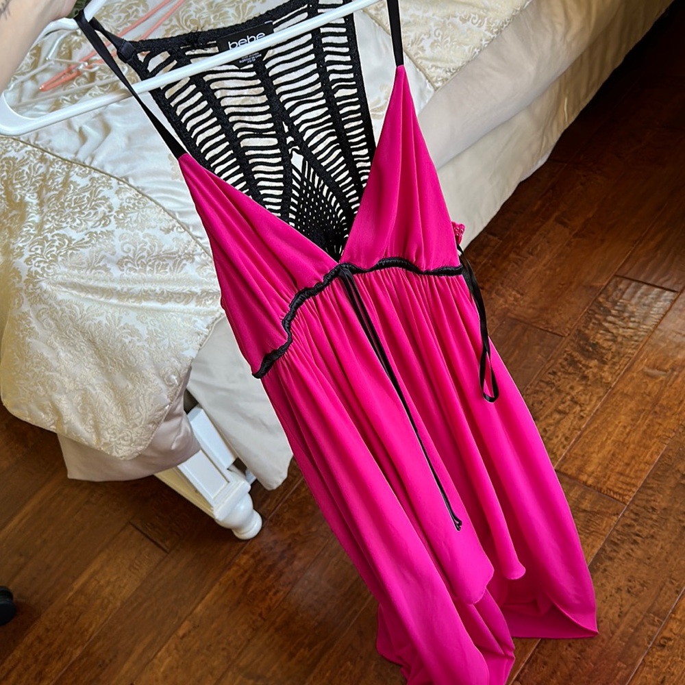 PINK DRESS BEBE